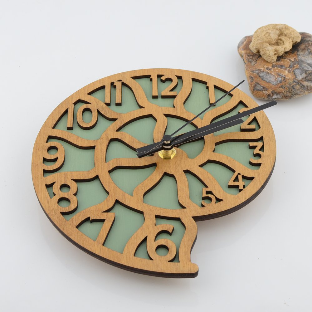 Ammonite Wall Clock