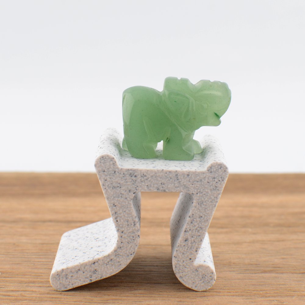 Green Aventurine Elephant – 2cm x 2.5cm