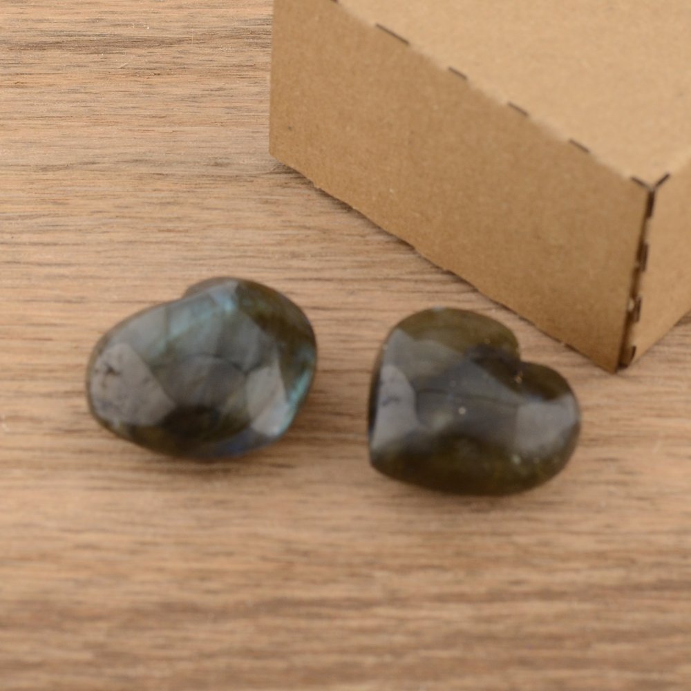 Labradorite Hearts