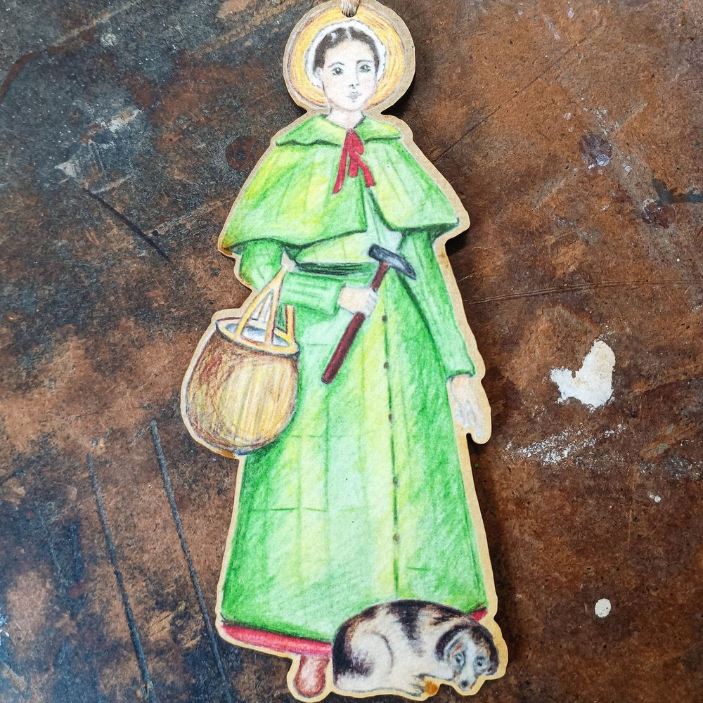 Mary Anning Wooden Hanging Decoration