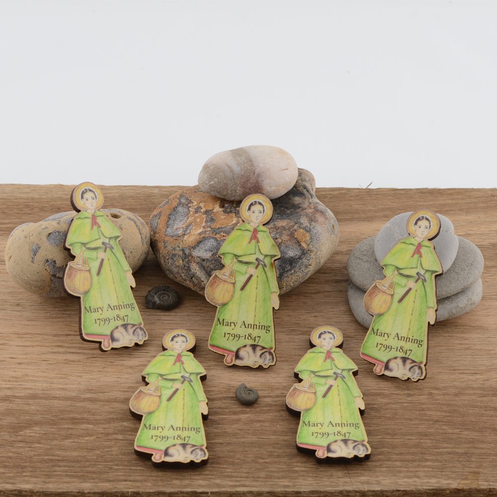 Mary Anning Wooden Magnet