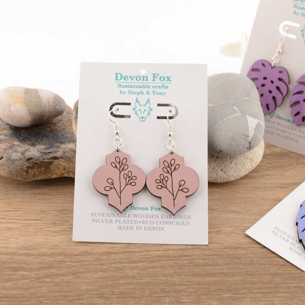 Quatrefoil Petal Earrings