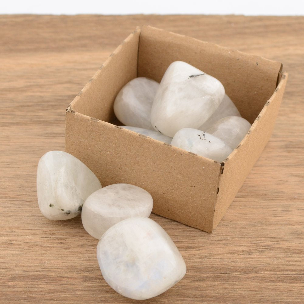 Rainbow Moonstone Tumble Stone