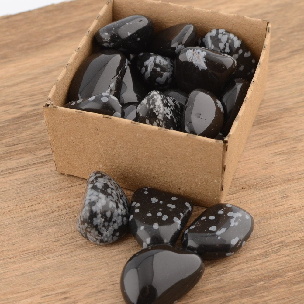 Snowflake Obsidian Tumble Stone