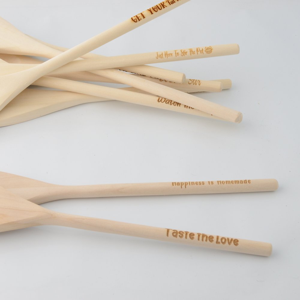 Engraved Wooden Spatula