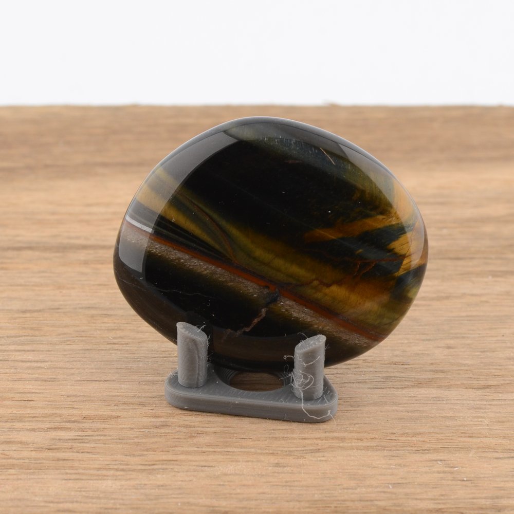 Blue & Gold Tiger’s Eye Palmstone – Approx. 4.5cm