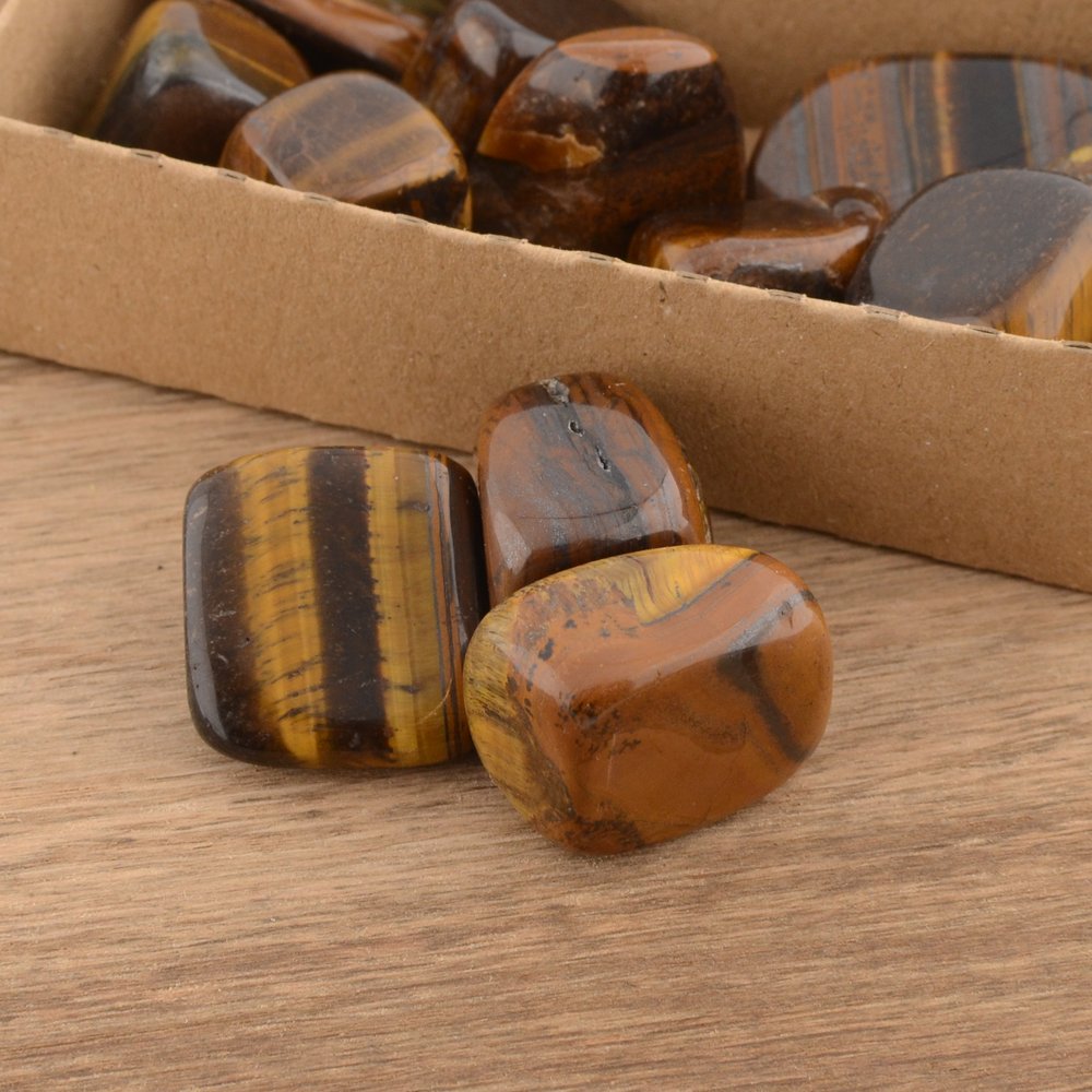 Tiger's Eye Tumble Stone