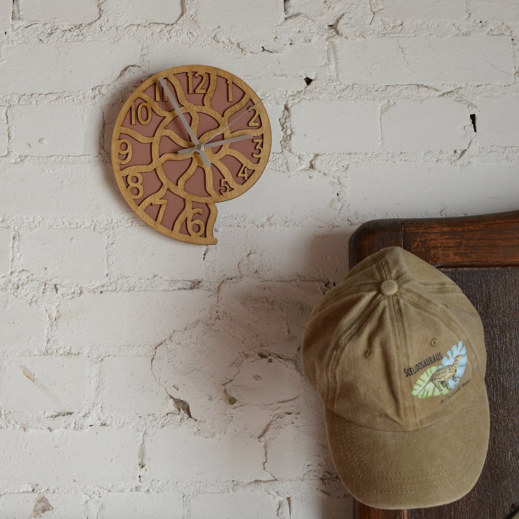 Ammonite Wall Clock