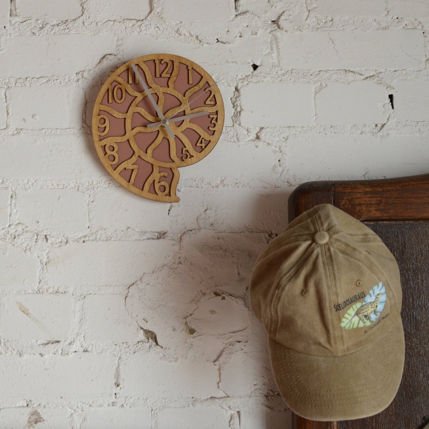 Ammonite Wall Clock