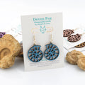 Ammonite Drop Earrings
