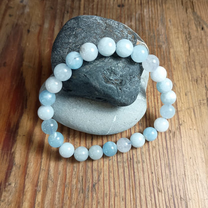 8mm Natural Gemstone Stretch Bracelets