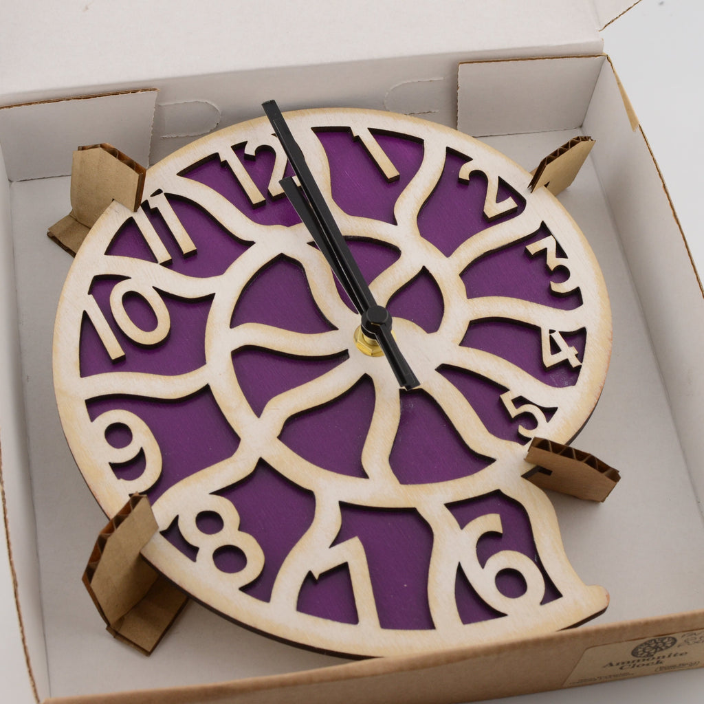 Ammonite Wall Clock