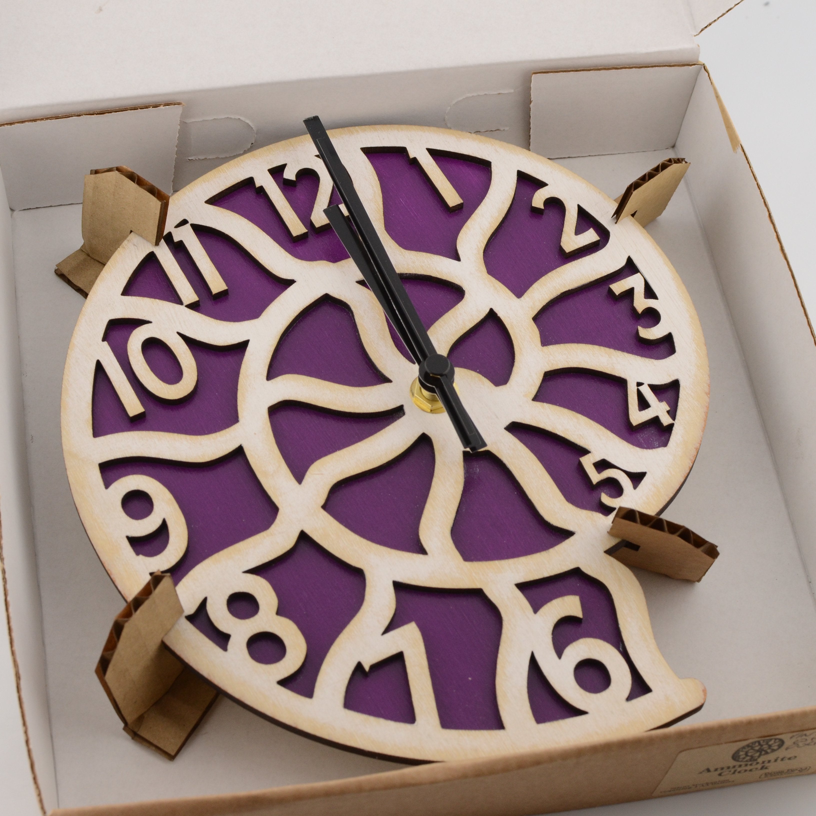 Ammonite Wall Clock