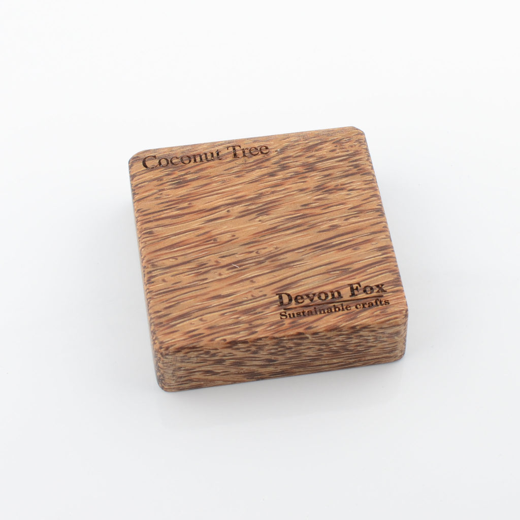 Devon Fox Coconut Tree Wood Bottle Opener - Handmade Sustainable Craft