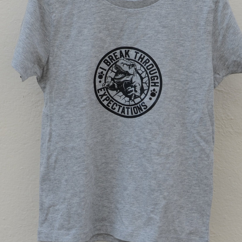 Breakthrough Expectations T-Rex - 100% Organic Cotton Kids T-Shirt