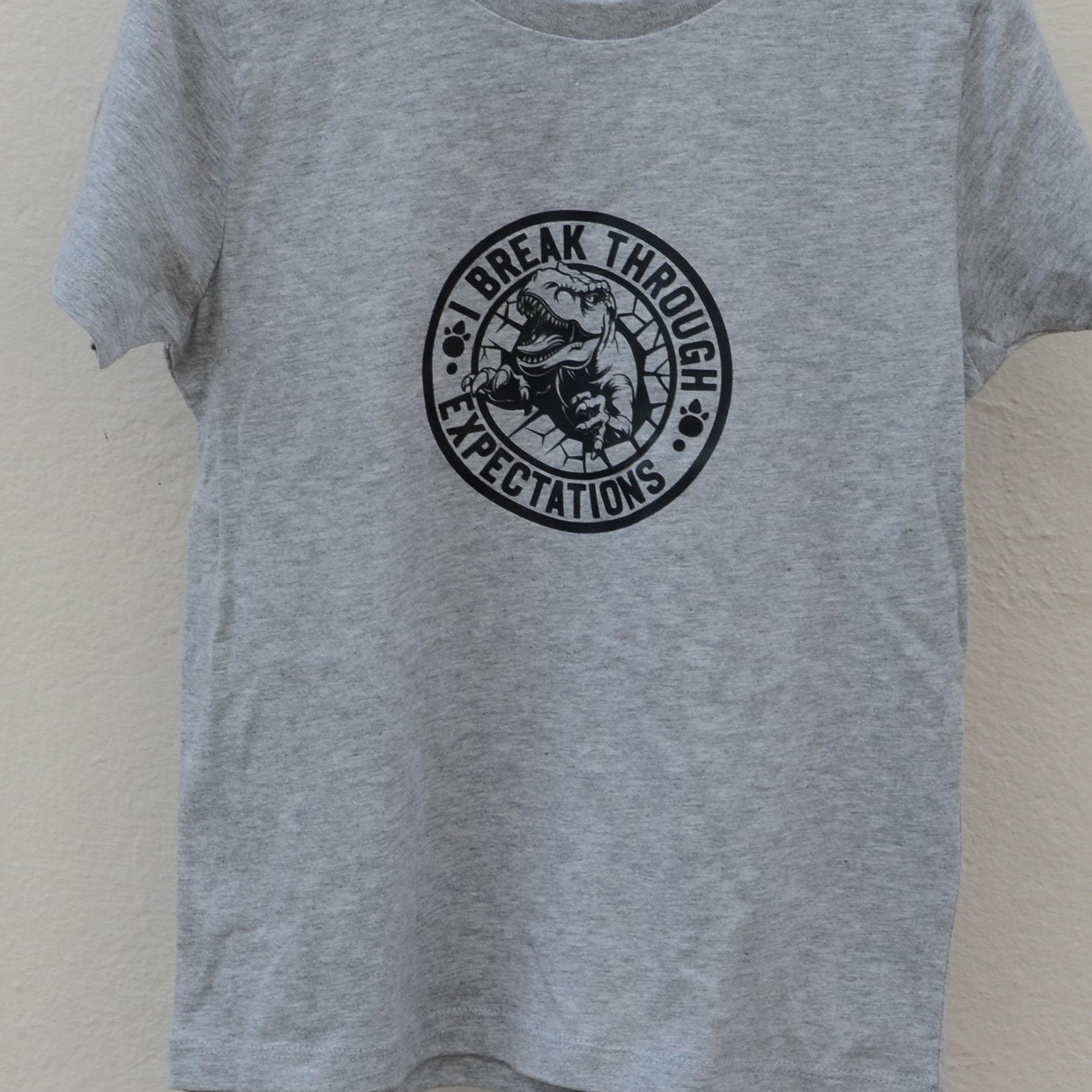 Breakthrough Expectations T-Rex - 100% Organic Cotton Kids T-Shirt