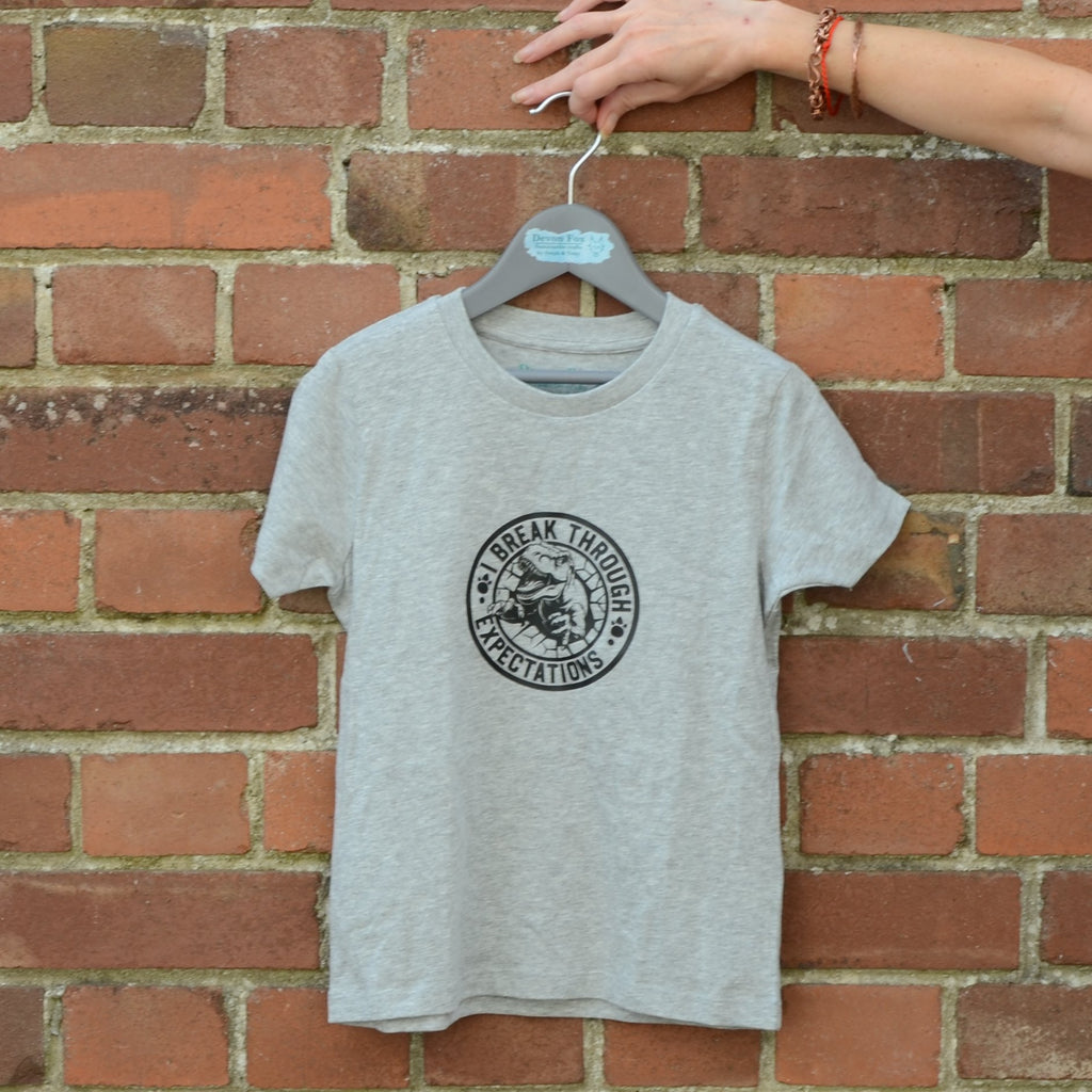 Breakthrough Expectations T-Rex - 100% Organic Cotton Kids T-Shirt