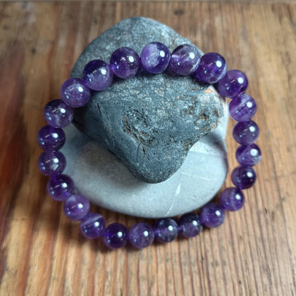 8mm Natural Gemstone Stretch Bracelets