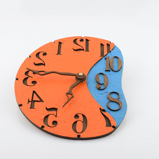 Confusion of Time Clock Textured