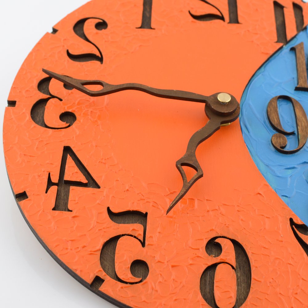 Confusion of Time Clock Textured