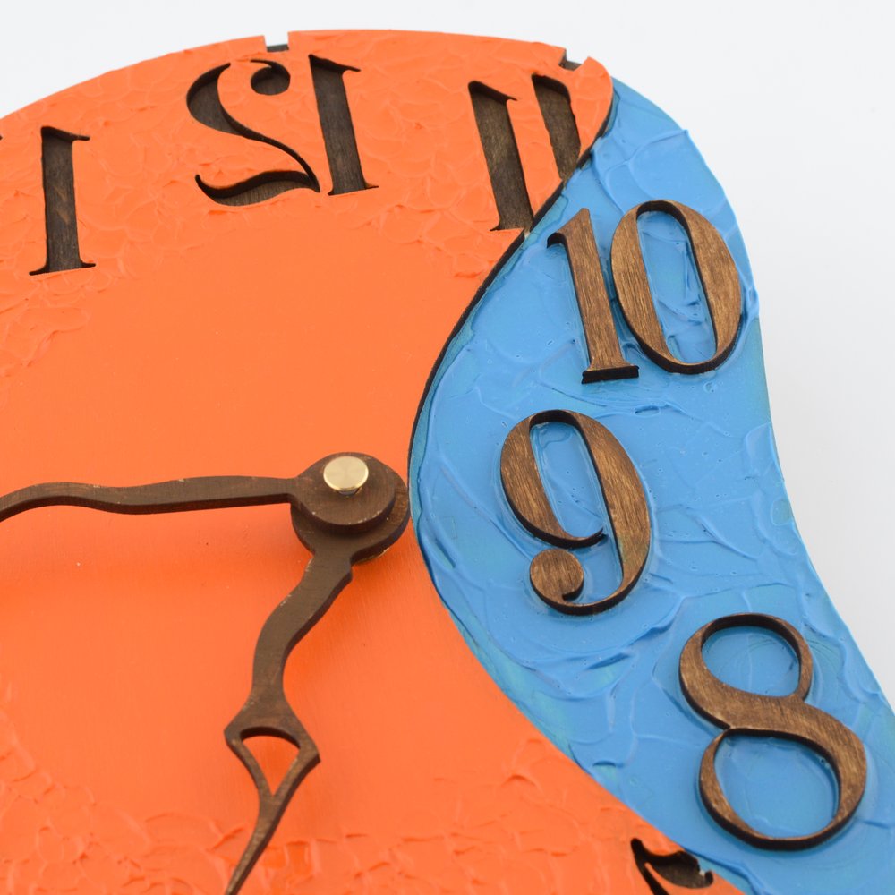 Confusion of Time Clock Textured