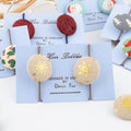 Trees and Stars Hair Bobbles - Covered Button Design