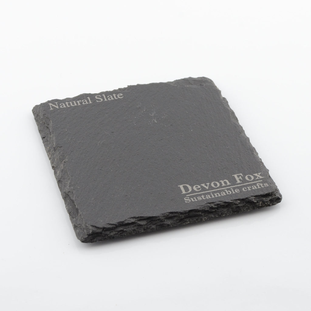 Devon Fox Natural Slate Coaster
