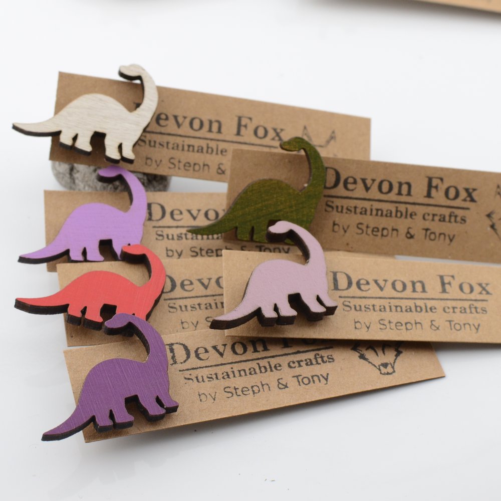Dino Pin Badges