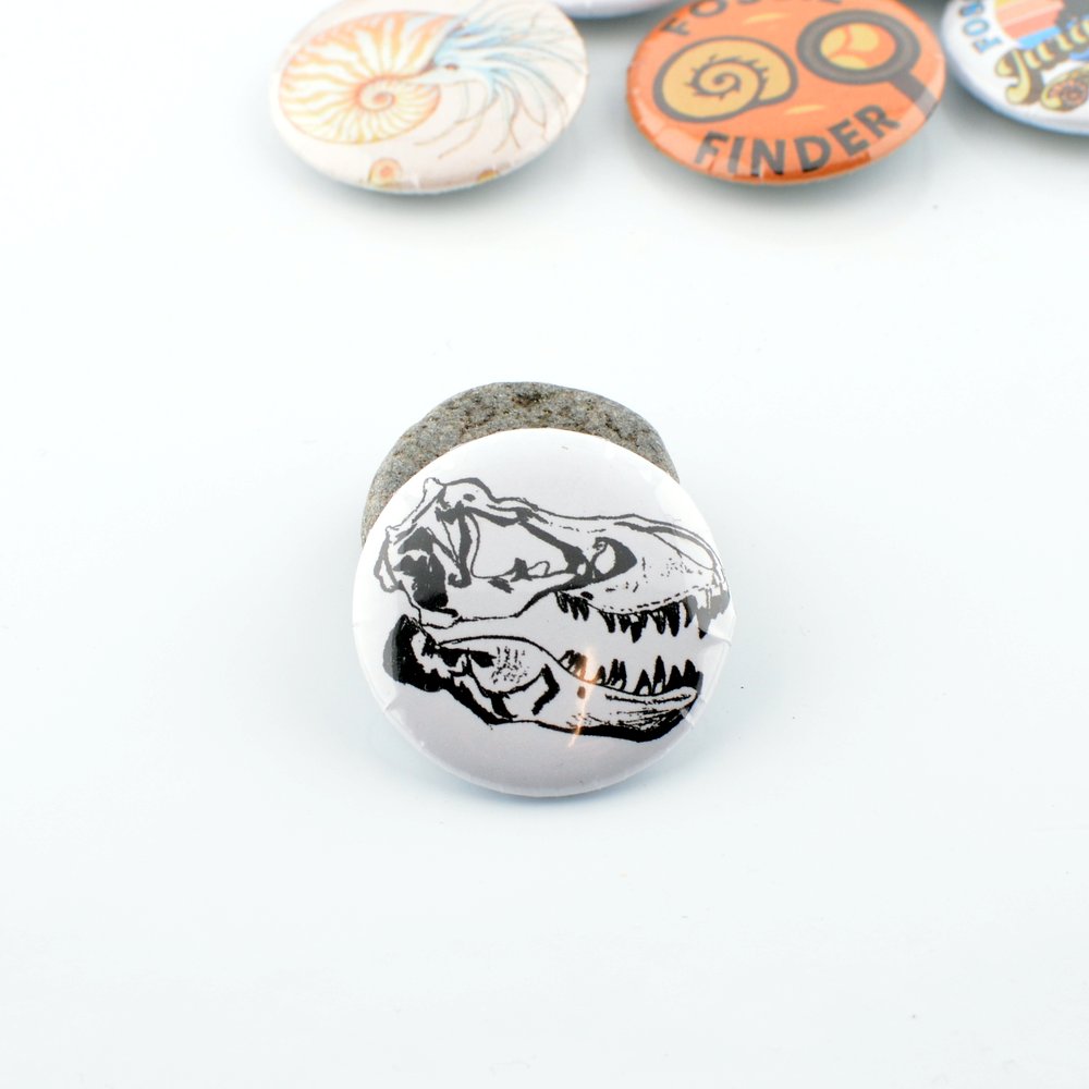 Jurassic Coast Button Badges