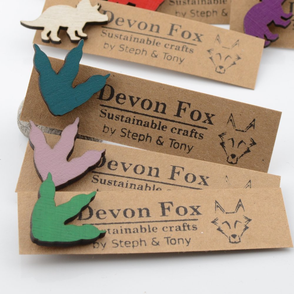 Dino Pin Badges