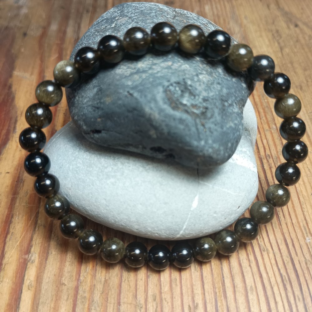 6mm Natural Gemstone Stretch Bracelet