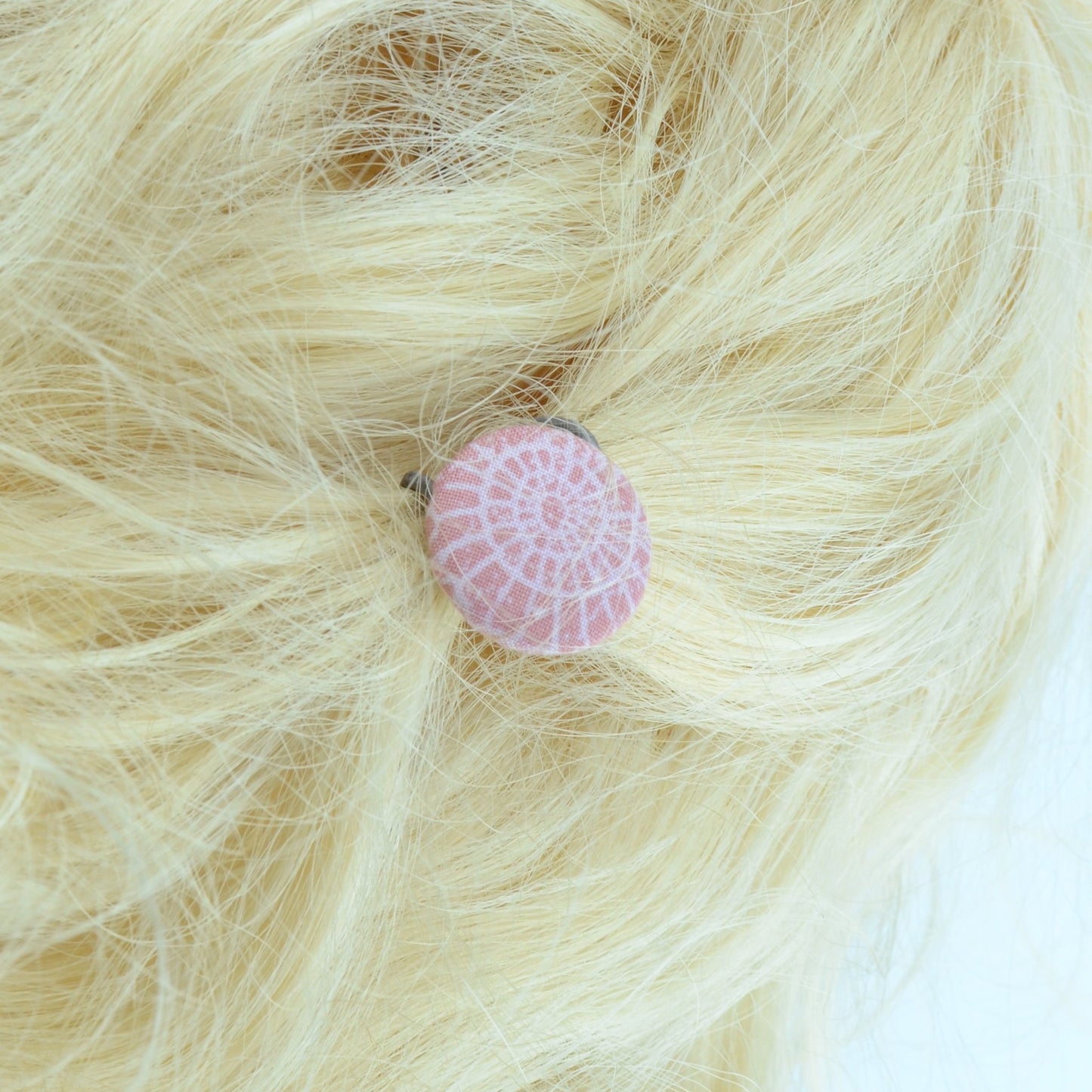 Ammonite & Dinosaur Covered Button Hair Bobbles