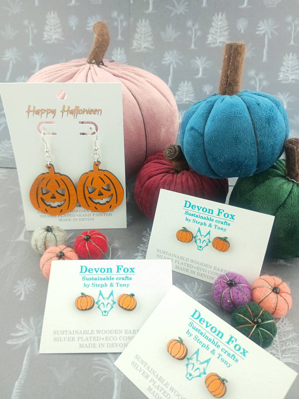 Pumpkin Drop Earrings