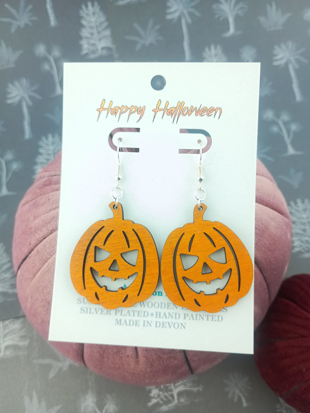 Pumpkin Drop Earrings