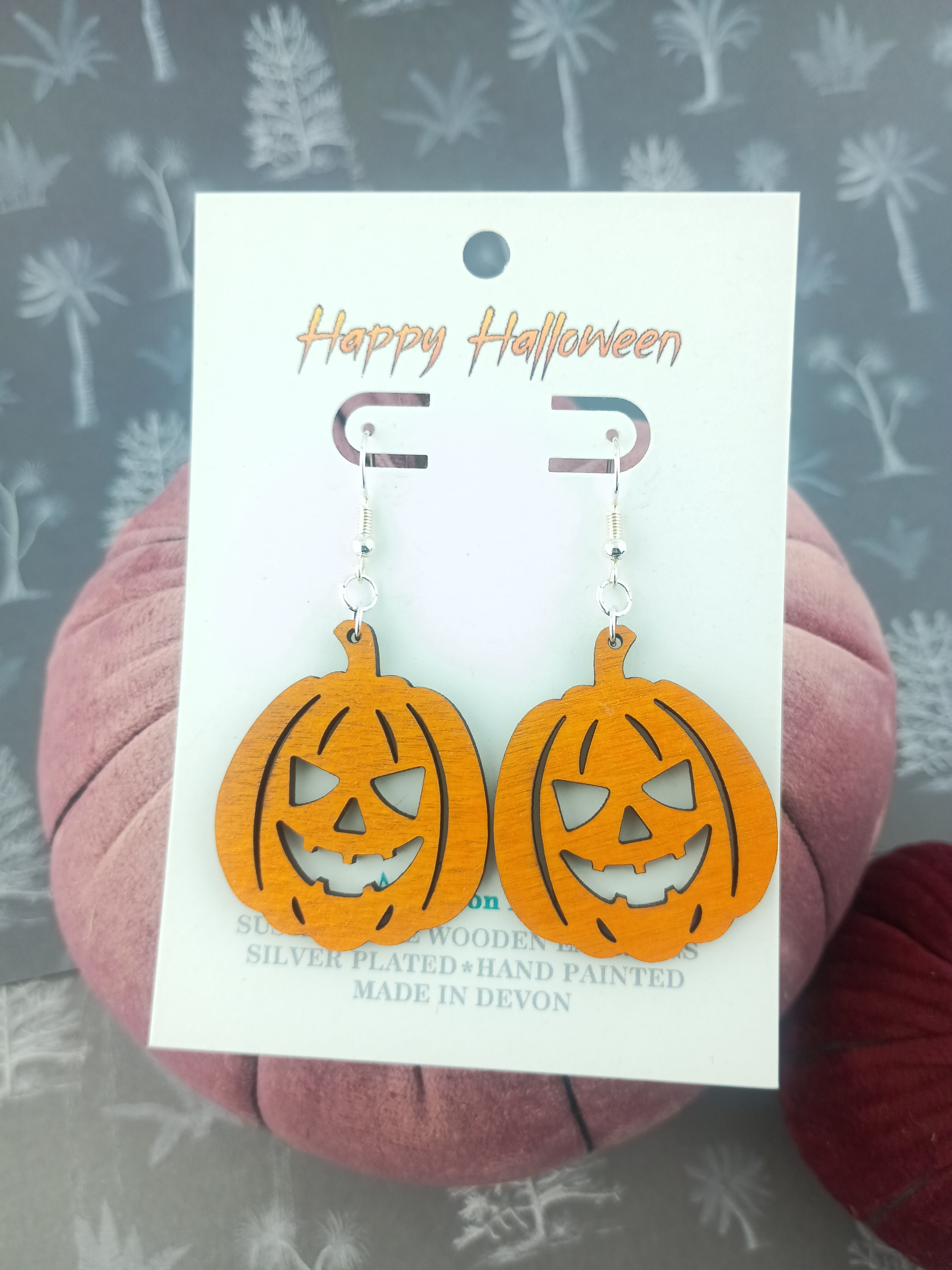 Pumpkin Drop Earrings