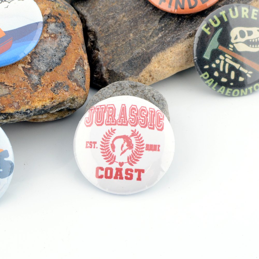 Jurassic Coast Button Badges
