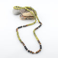 Jade, Tigers Eye and Onyx Beaded Necklace