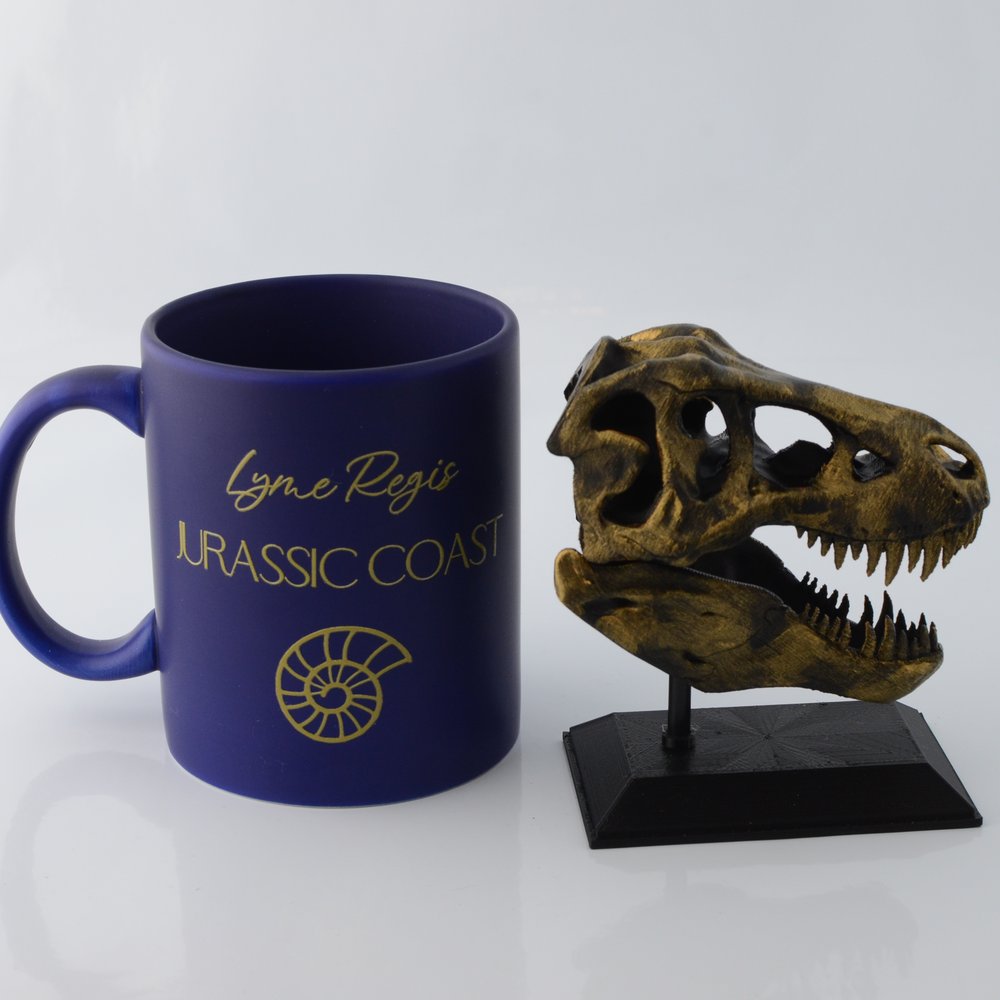 3D Printed T-Rex Skull Model