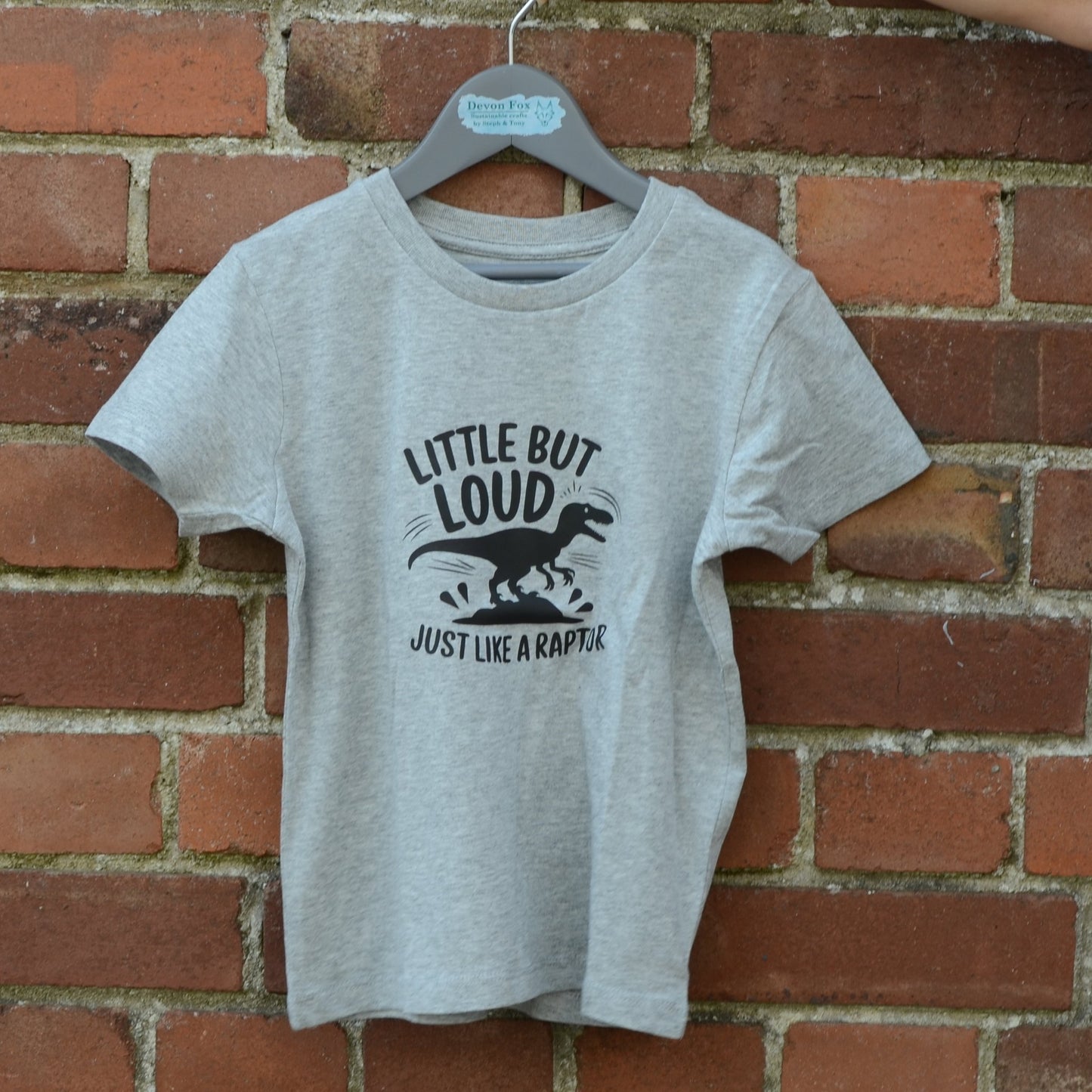 Little but Loud, Just Like a raptor - 100% Organic Cotton Kids T-Shirt
