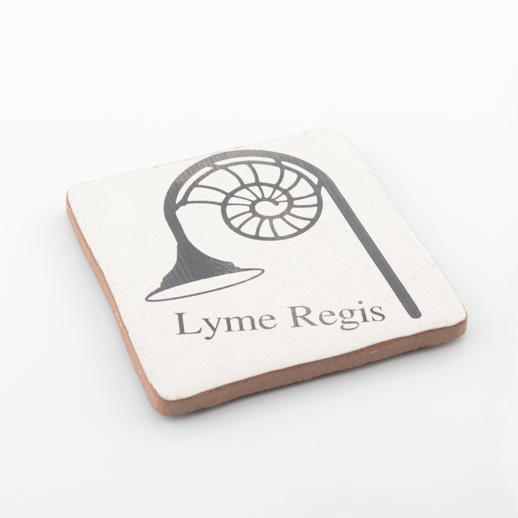 Lyme Regis Lamppost Ceramic Coaster