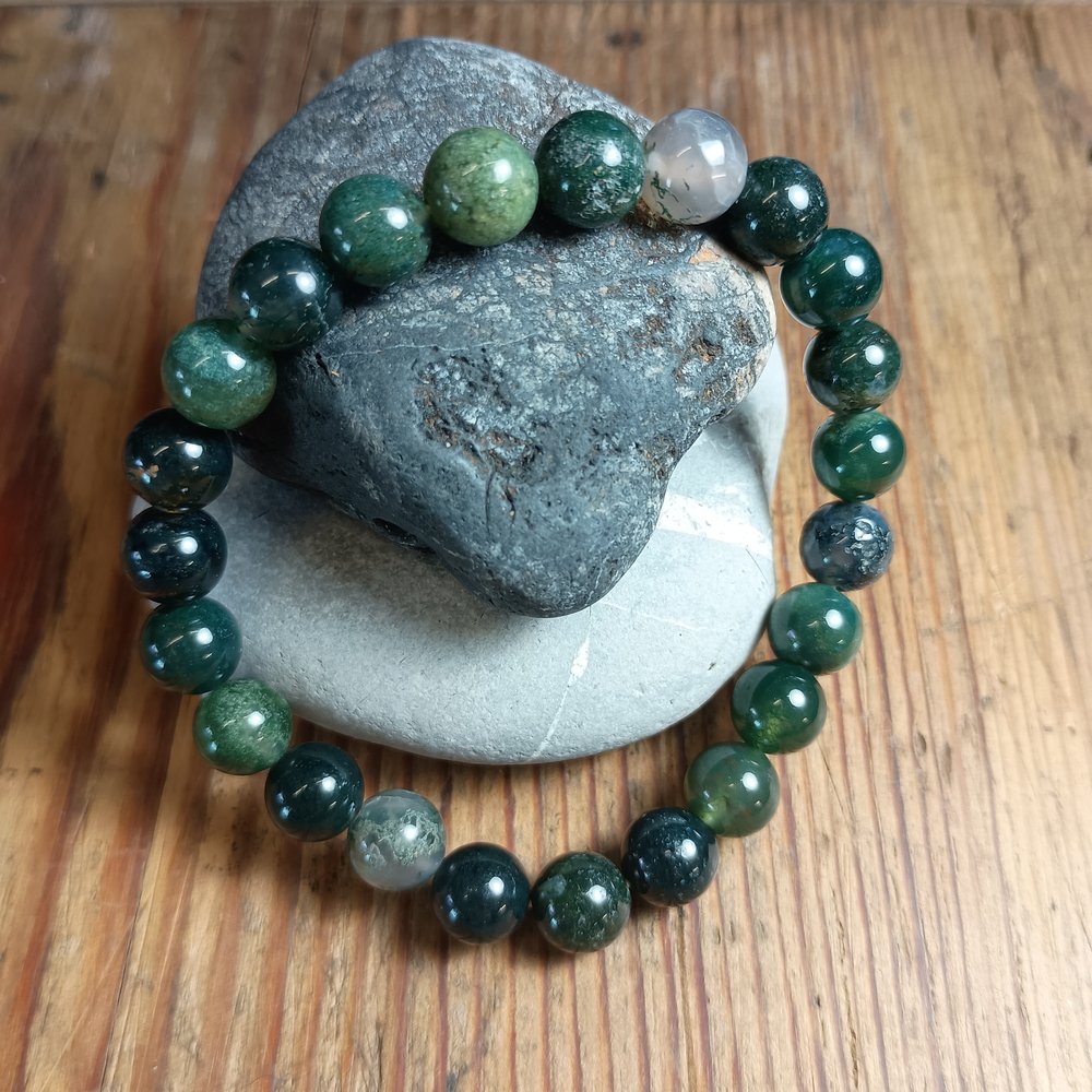 8mm Natural Gemstone Stretch Bracelets