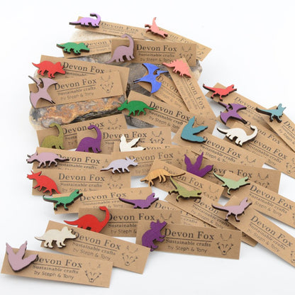 Dino Pin Badges