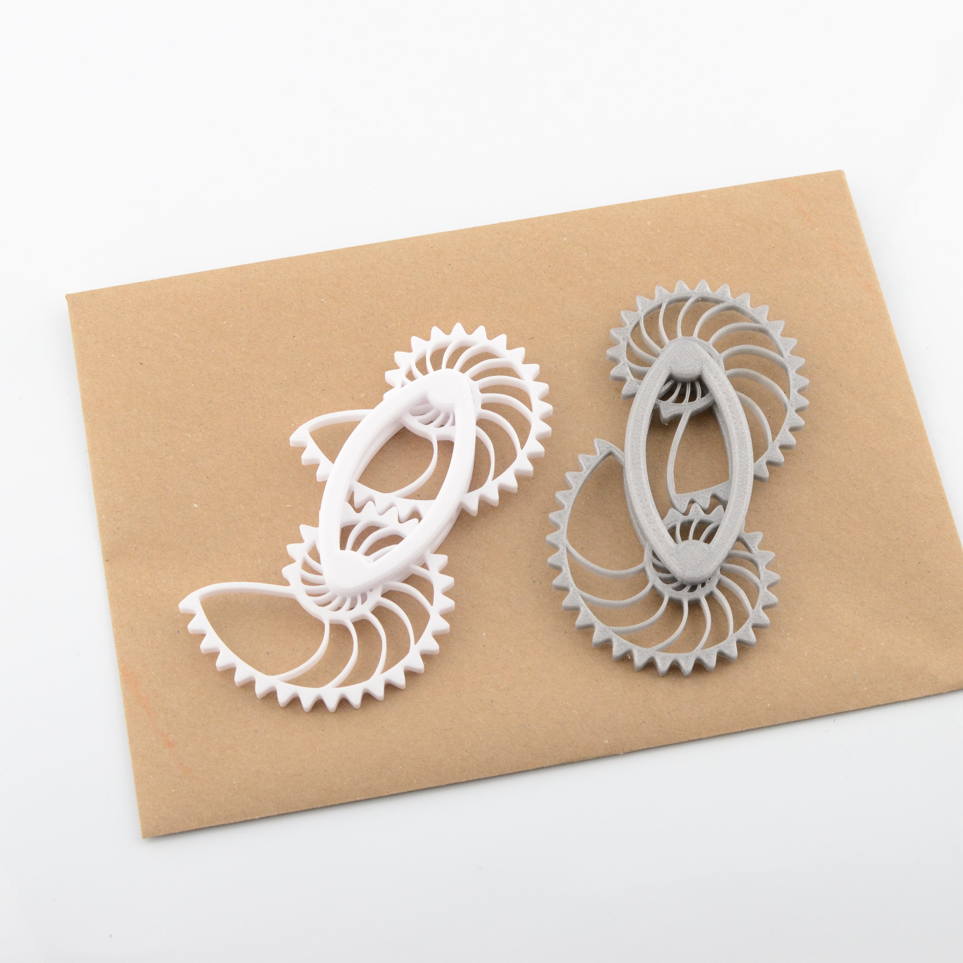 3D Printed Double Ammonite Fidget Spinner