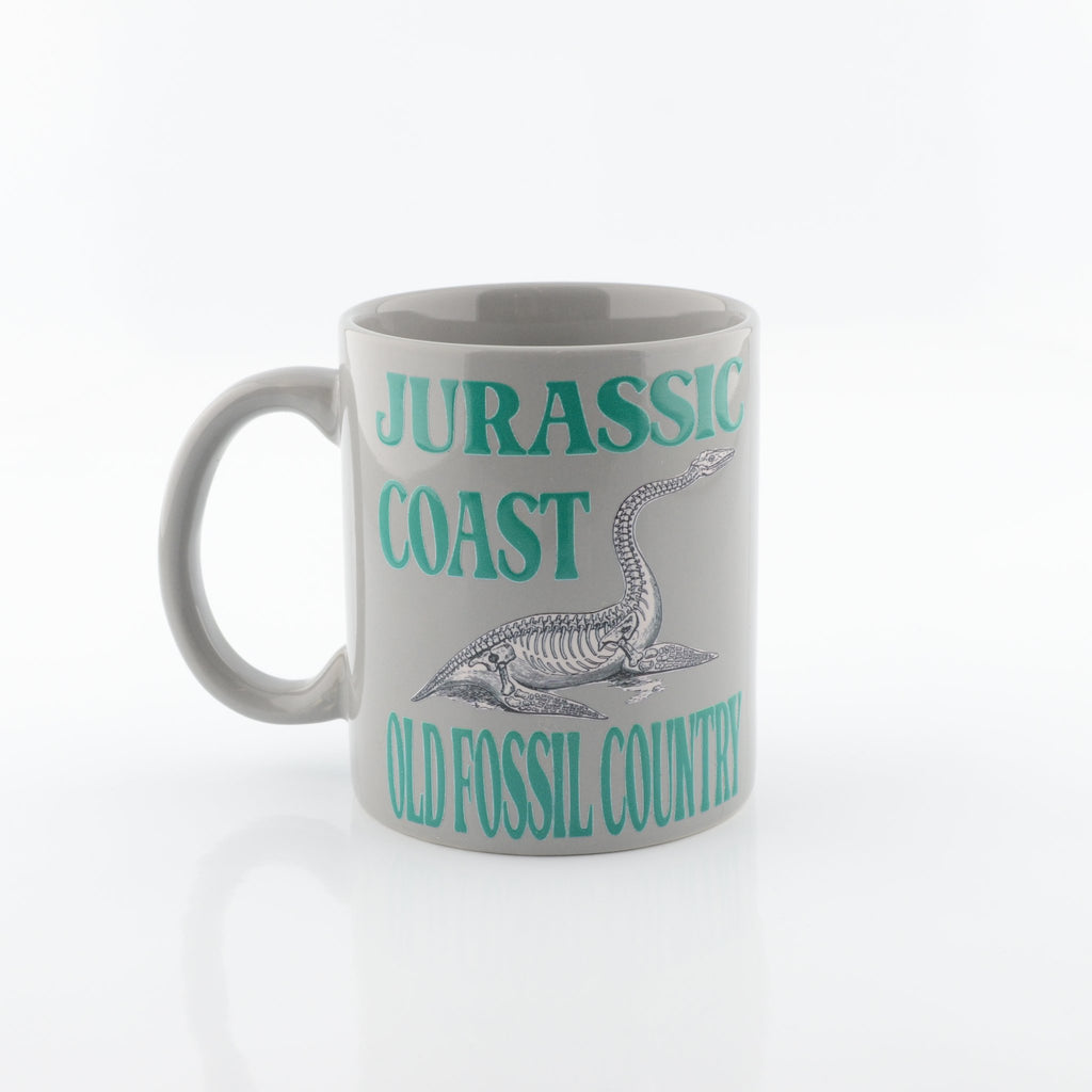 Old Fossil Country Mug - Jurassic Coast Plesiosaur Design