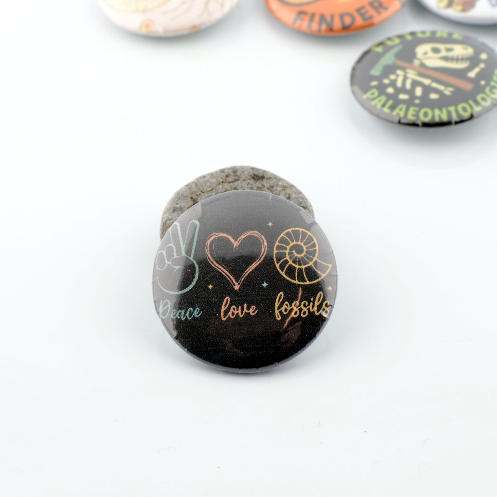 Jurassic Coast Button Badges