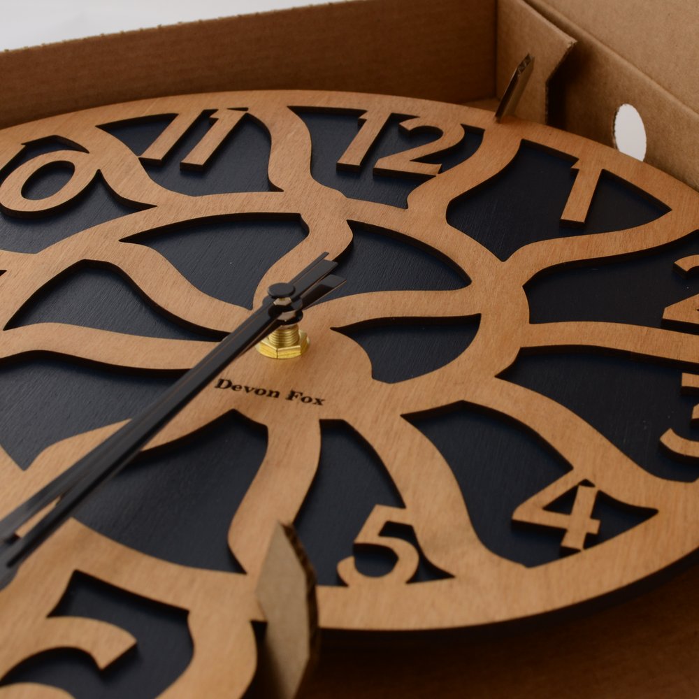 Ammonite Wall Clock Large