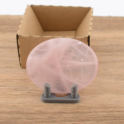 Rose Quartz Thumbstone – Approx. 4.5cm