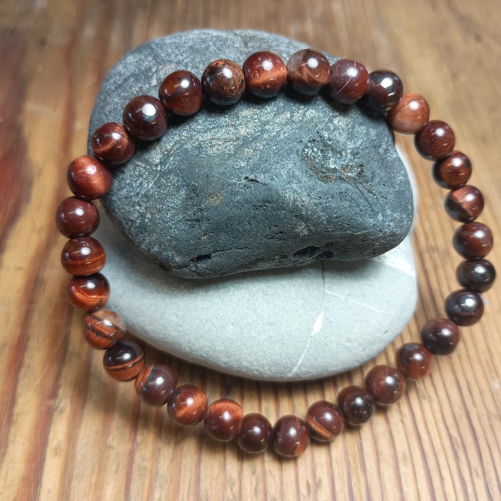 6mm Natural Gemstone Stretch Bracelet