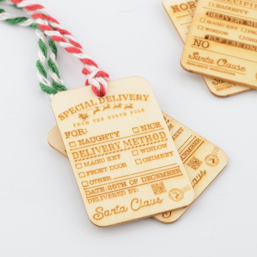Wooden Reusable Gift Tags