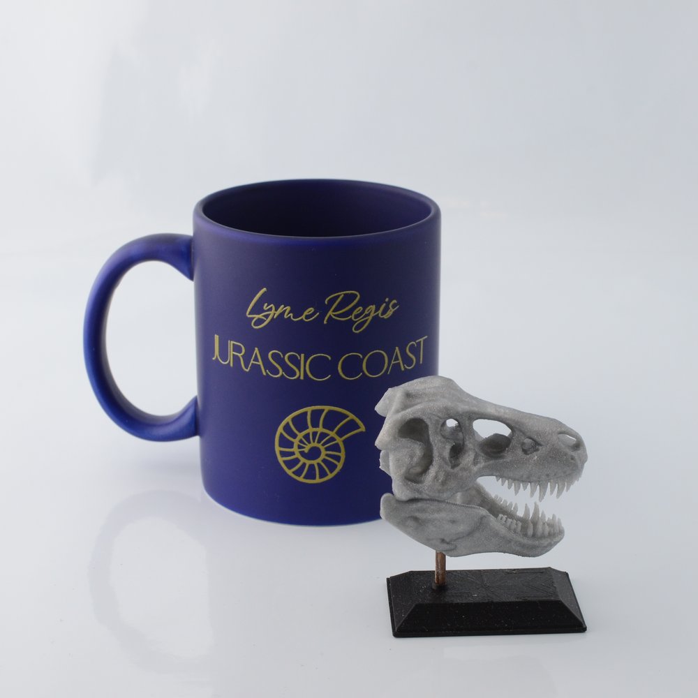 3D Printed T-Rex Skull Model